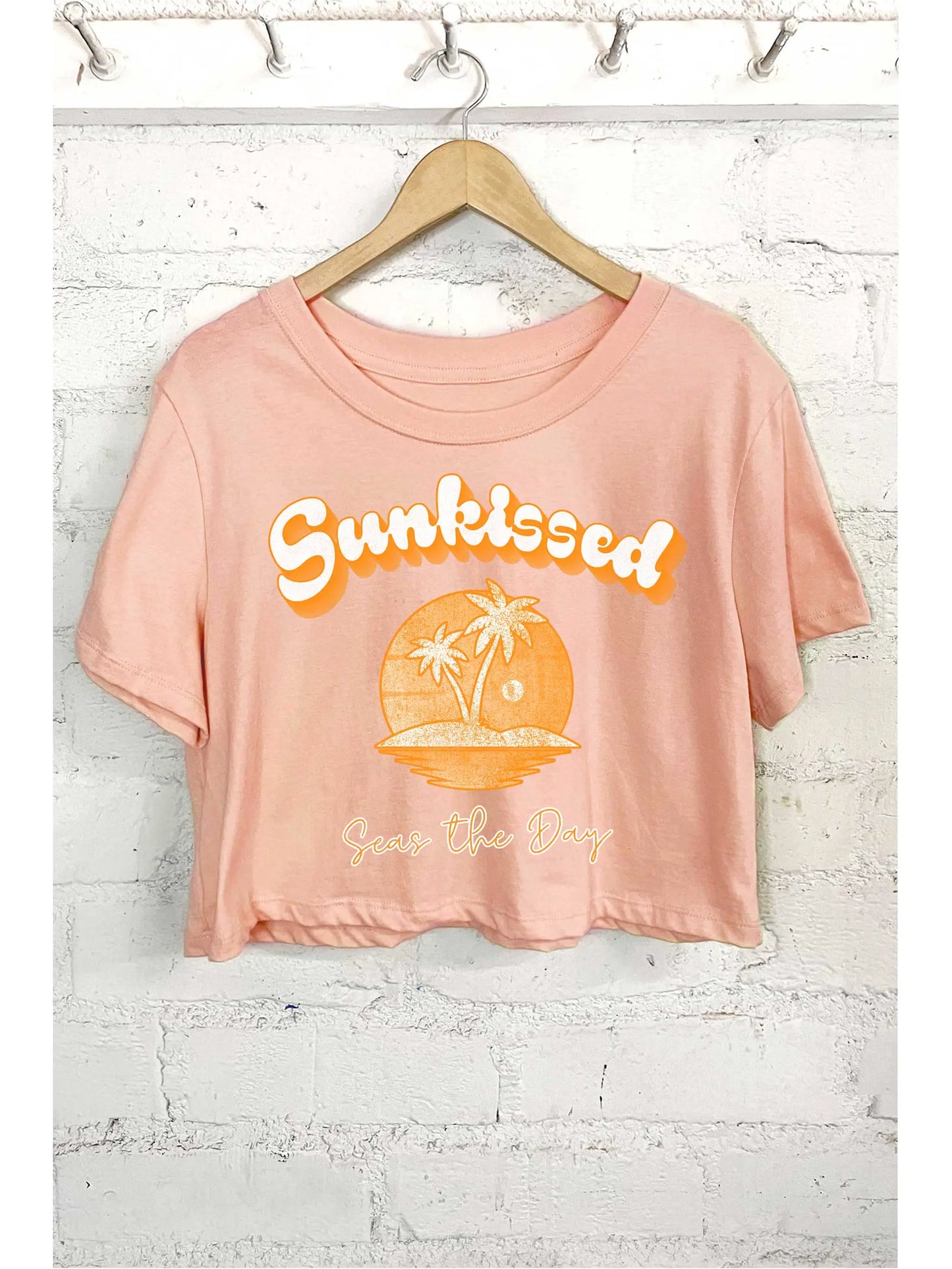 Sunkissed Seas The Day Graphic Crop Top