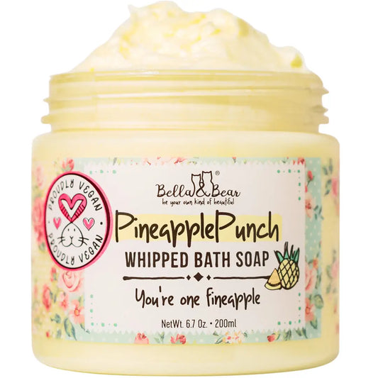 Pineapple Punch Whipped Bath Soap, Moisturizing Wash